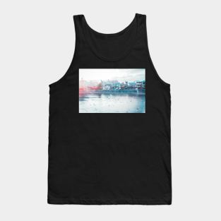 Sunset on Japanese River Tank Top